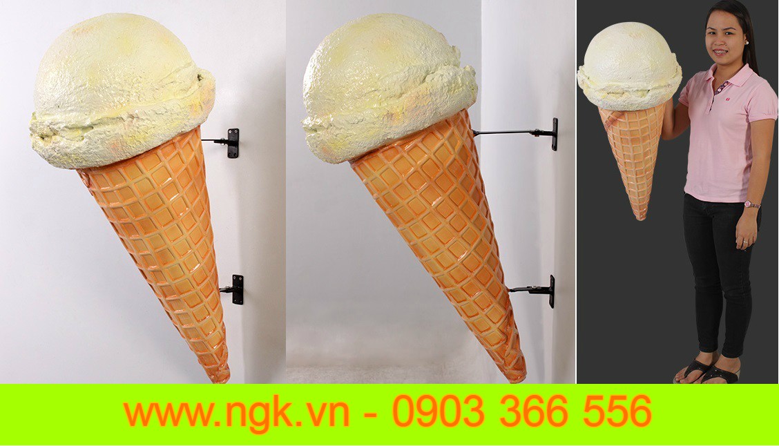 Mô hình ly kem giả cây kem giả  Shopee Việt Nam