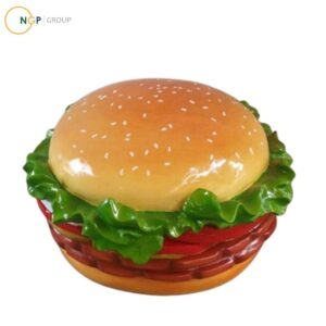 mô hình bánh hamburger composite, mô hình bánh hamburger, mô hình composite, gia công mô hình composite