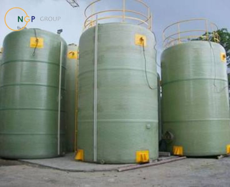 bồn chứa hóa chất, bồn chứa hóa chất composite, bồn bể composite