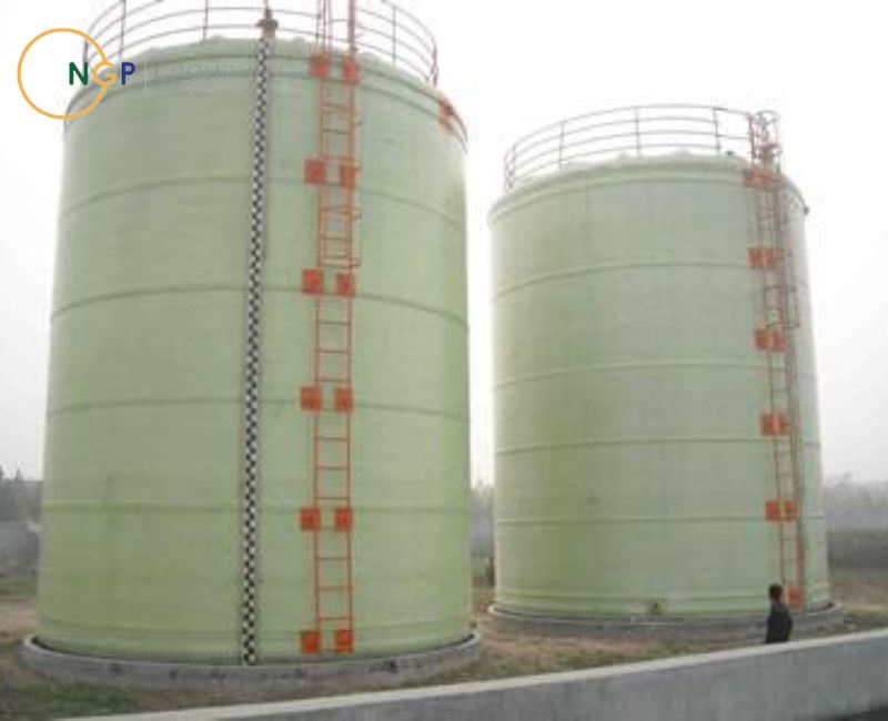 bồn chứa hóa chất, bồn chứa hóa chất composite, bồn bể composite